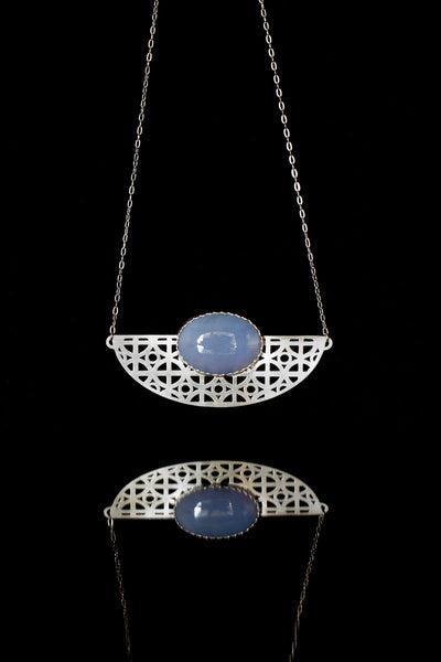 Atomic Blue Desert Necklace