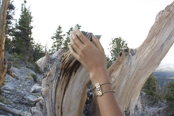 Labradorite Cinder Cuff