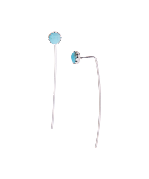 Long Turquoise Studs