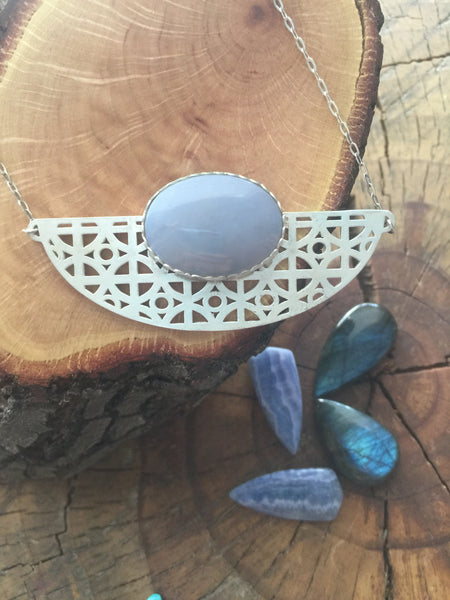 Atomic Blue Desert Necklace