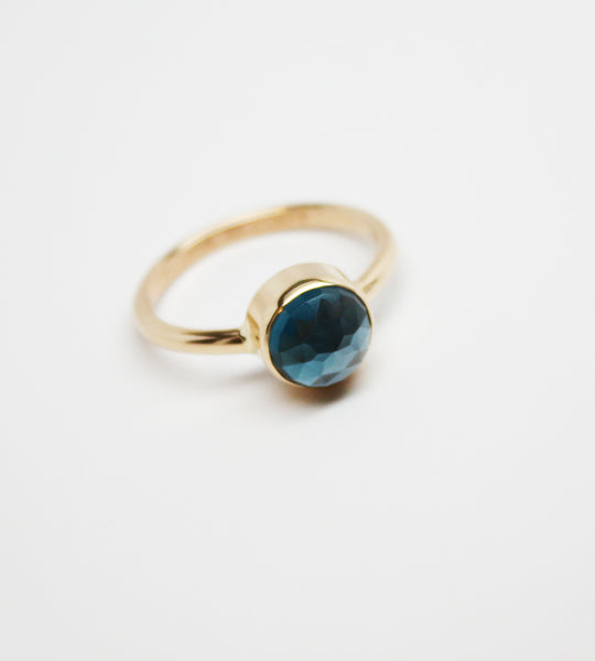 London Blue Topaz Ring Size 7