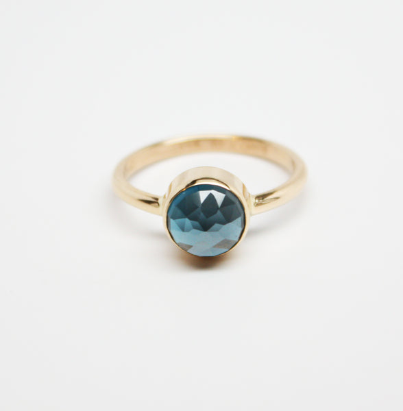 London Blue Topaz Ring Size 7