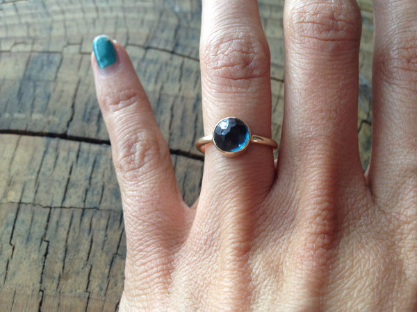 London Blue Topaz Ring Size 7